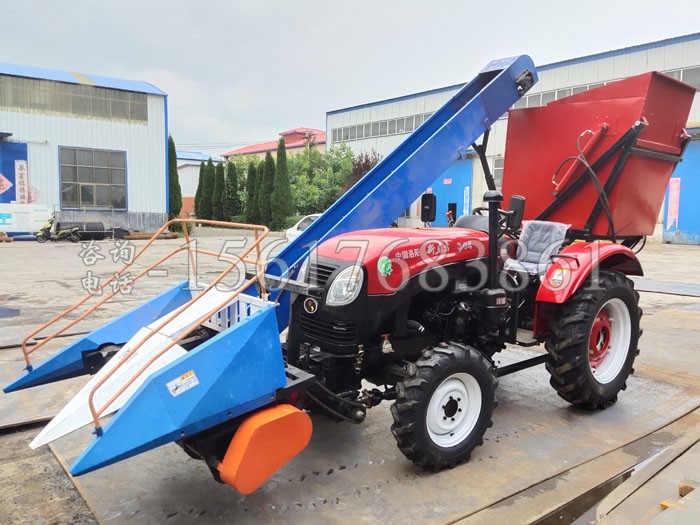 多缸車帶玉米收割機(jī)